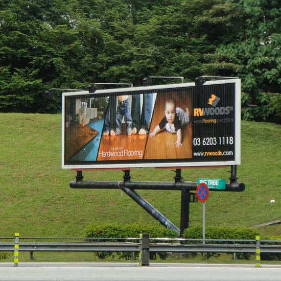 City Large Signage Billboard Tri-Display Advertisement Tri-Vision