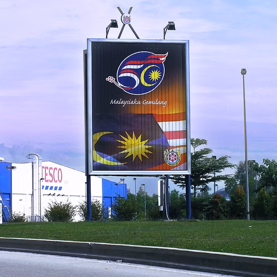 City Large Signage Billboard Tri-Display Advertisement Tri-Vision